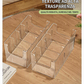 🔥 Utdragbar transparent medicinorganiserare – teleskopisk 24,5–43 cm 💊🗄️