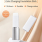 🎉KÖP 1, FÅ 1 GRATIS🎉 [OFFICIELL PRODUKT] BLANC Cover Cream Stick V med avtagbar borste – koreansk färgskiftande foundationstick med kollagenkapslar (0,45 oz)