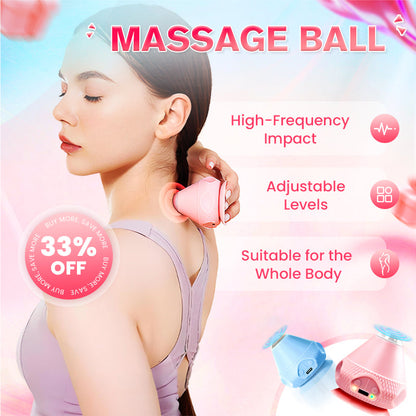 🔥Trigger Point Self-Massage Ball med sugkopp - Perfekt för att slappna av i muskler och kropp!