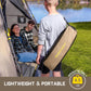🪑Bärbar hopfällbar campingstol med gungfunktion – lätt, bekväm & tålig upp till 113 kg – perfekt för camping, fiske och uteplatsen ✨