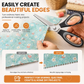 ✂️ 50% RABATT NU! Serrated Sewing Scissors – vassa tandade blad, ergonomisk design & mångsidig användning – perfekt för tyg, läder, papper och hantverk 🧵✨