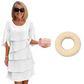 🎁 50% OFF! Women's Elegant Layered Ruffle Sleeve Dress – Effortless Style for Every Occasion 💃