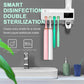 🧴 Trådlös smart tandborstehållare – 360° UV, borrfri, solcell & multifunktionell – perfekt för badrummet 🏠