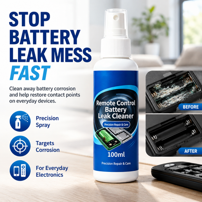 ✨FISHLEANO-rengöringsmedel för batterifack, avsett att eliminera batteriläckage