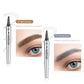 🌸3D Vattentät Microblading Ögonbrynspenna 4 Gaffelspets Tatueringspenna (🔥köp 1 få 1 gratis)