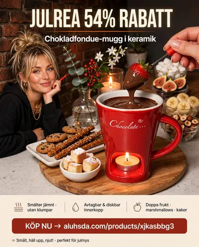 🍫Chokladfondue-mugg i keramik 🫕