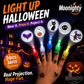 💞50 000+ SÅLDA! 🎉 Mini LED-fingerlampor – Klart flerfärgat sken, ett-trycks på/av. Mjukt elastiskt band passar bekvämt – perfekt för fester, konserter & lek! 🎶✨