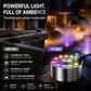 💨 50% RABATT NU! ⚡ 12-LED ultraljudsdimsgörare – Skapar sval dimma och färgglatt ljus – Perfekt för luftfuktare, fontäner eller Halloween-dekoration – körs tyst i vatten 💧✨