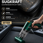 🚗💨 Trådlös bildammsugare – 10 000 Pa sugkraft, 400 g lätt design & 4 000 mAh batteri ✨