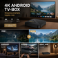 🎁 Android TV-box med Bluetooth ✨ Enkel streaming, smidigt ljud & bild i toppklass – perfekt för vardagsrum och filmkvällar 🍿🏡