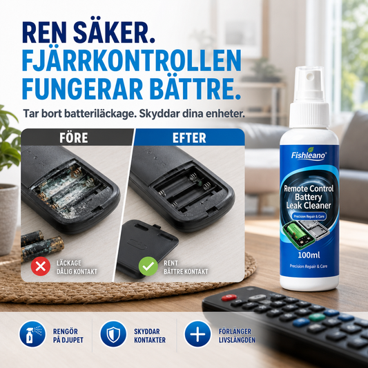 ✨FISHLEANO-rengöringsmedel för batterifack, avsett att eliminera batteriläckage