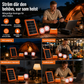 ☀️Bärbart solenergisystem🔋4W solpanel, 2400mAh batteri, med LED-lampor🛡️