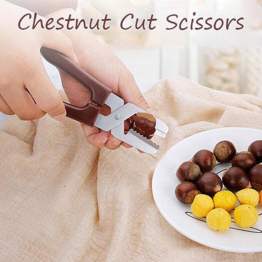 ✂️ Kastanjesax, snitta kastanjer säkert före rostning 🔥