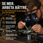 ✨ Precisionsglasögon med LED-förstoring – utbytbara linser, dubbla LED-lampor, handsfree 💡