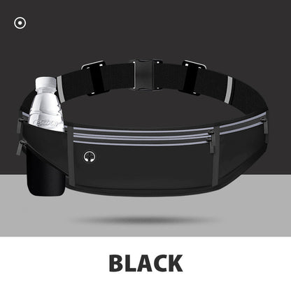 Ultralätt Träningsmidjeväska med 4 Fickor