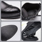 Snörning och snidade Wingtip Brogue-stövlar för män