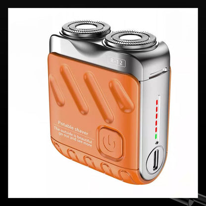 🔥Bärbar elektrisk rakapparat med roterande dubbelring