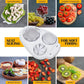🔥Ny 3-i-1 Multifunktionell grönsaksskärare Fancy Split Egg Slicer Egg Slicing and Dividing