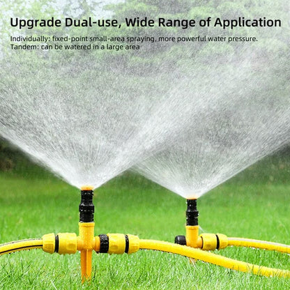 💦 360° roterande trädgårdssprinkler – Automatisk bevattning | KÖP 1 FÅ 1 GRATIS! 🏡