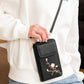 Broderad Blommig Retro Mini Crossbody-väska
