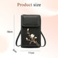 Broderad Blommig Retro Mini Crossbody-väska