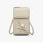 Broderad Blommig Retro Mini Crossbody-väska