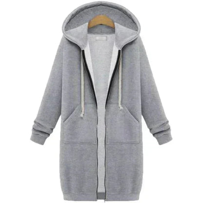 Damtröjor med dragkedja i polyester