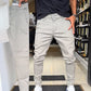 🔥Rabatt under begränsad tid🔥Herrbyxor med enfärgade slim fit-modell