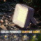🔥 Bärbar vattentät solcellslampa för camping – ultraljusstark, 3 ljuslägen & powerbank – perfekt för äventyr och nödsituationer 🌞🏕️