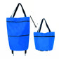 🧳 2‑i‑1 Hopfällbar Shoppingvagn – Stor Kapacitet & Slitstarkt Oxford-tyg – Perfekt för Matbutik, Marknad, Camping & Resor 🌿