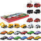 🎁 Byggteknikfordon Adventskalender – 24 överraskningar, diecast-modeller & lärorik lek – perfekt för julkalendern och små ingenjörer 🏗️🚛