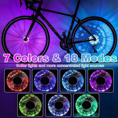 ✨ LED-cykelhjulslampa för nattcykling