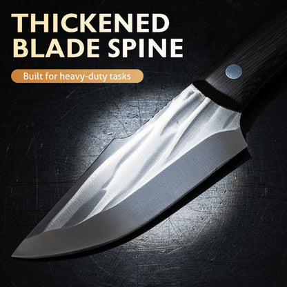 🔪  Köttkniv med Slida - Slipad & Hållbar, Perfekt för Kök och Matlagning ✨