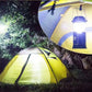 🏕️🔦 Solcellsdriven hopfällbar 2-i-1-lampa – bordslampa & ficklampa för camping och utomhusbruk ✨