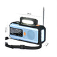 📻Solcellsväderradio med Handvev – 3 Laddningssätt, 2000mAh Powerbank & SOS-larm!