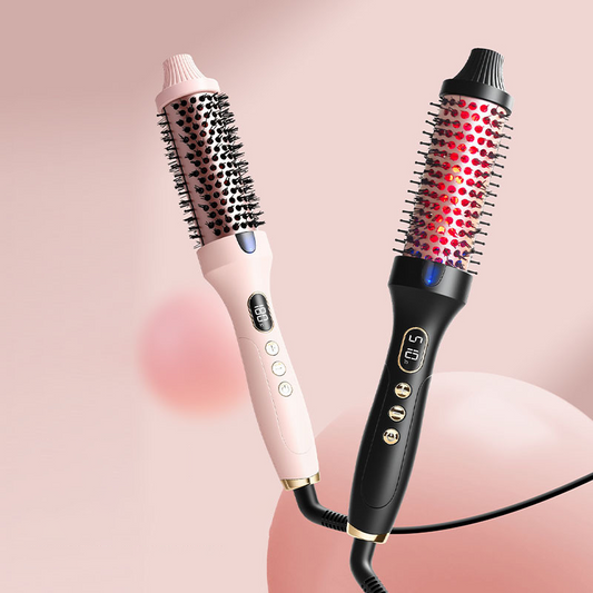 🔥 2-i-1 Magisk Styler – Räta & Locka På Sekunder – Keratin Infused & Anti-Bränn 💇‍♀️