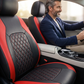 🚗 9‑delars universellt lädersätesöverdragsset – lyxigt, andningsbart & airbagkompatibelt – perfekt för bil, SUV och pickup 🛋️✨
