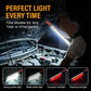 ⚡ 3000LM LED Arbetslampa – magnetisk bas, krok & 5200mAh batteri – perfekt för bilreparationer, hantverk och utomhusbruk 🔋✨