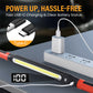 ⚡ 3000LM LED Arbetslampa – magnetisk bas, krok & 5200mAh batteri – perfekt för bilreparationer, hantverk och utomhusbruk 🔋✨