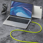 🔌4-i-1-snabbladdningskabel med hög effekt, 240 W PD med flera anslutningar, USB-A/USB-C till Type-C/Lightning, universell laddningskabel för mobiltelefoner och bärbara datorer