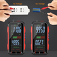 ⏰USB-laddningsbar digital multimeter – True RMS, automatiskt områdesvärde, bakgrundsbelyst LCD-display, KAT III 1000V 🛡️