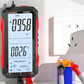 ⏰USB-laddningsbar digital multimeter – True RMS, automatiskt områdesvärde, bakgrundsbelyst LCD-display, KAT III 1000V 🛡️