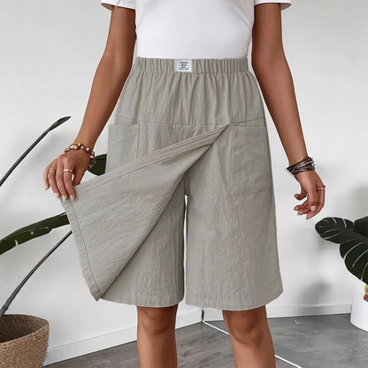 🔥🎁Nyhet 50 % RABATT🔥Fritidsklänning för damer med elastisk midja