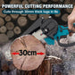 6‑tums sladdlös minimotorsåg med 2 batterier – kraftfull, lätt & ergonomisk – perfekt för ved, beskärning och trädgårdsarbete 🌲⚡