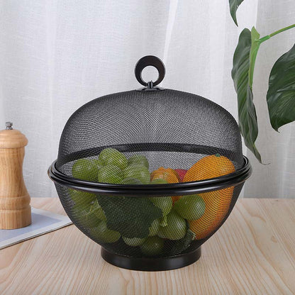 🥳💞 Över 50 000 sålda! ⚡✨Fruktkorg med lock och dubbla funktioner – förvaring, avrinning och dekoration i ett🍎🥬