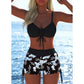 ✨ Dam Bikini Set – Snörning i Toppen, Boyshorts, Flera Stilar 🏖️
