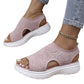 🔥50% RABATT NU!👡🌬️ Bekväma plattformssandaler i stickat med halkskydd