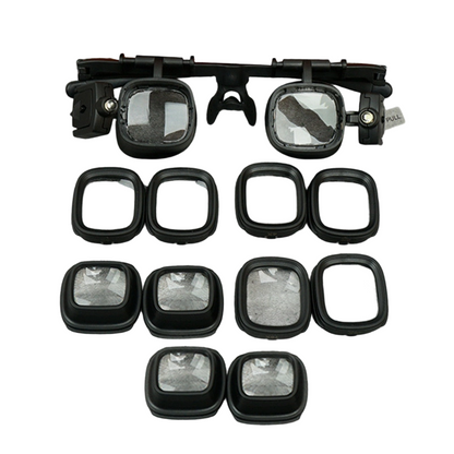 ✨ Precisionsglasögon med LED-förstoring – utbytbara linser, dubbla LED-lampor, handsfree 💡