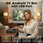 🎁 Android TV-box med Bluetooth ✨ Enkel streaming, smidigt ljud & bild i toppklass – perfekt för vardagsrum och filmkvällar 🍿🏡