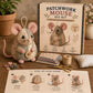 🧵🐭 Vintage lapptäcksmus DIY-kit – Allt inkluderat & perfekt för nybörjare!